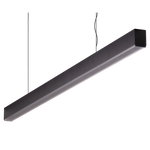 Domus Maxi 40 2.4m Long Pendant Black Dimmable 3k High Diffuser