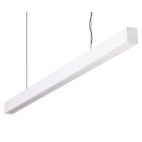 Domus Maxi 40 2.4m Long Pendant White Dimmable 4k High Diffuser