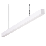 Domus Maxi 40 2.4m Long Pendant White Dimmable 3k High Diffuser