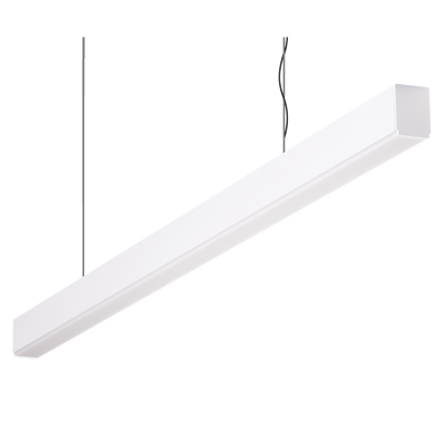 Domus Maxi 40 2.4m Long Pendant White Dimmable 4k High Diffuser