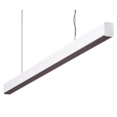 Domus Maxi 40 2.4m Long Pendant White Dimmable 3k High Diffuser