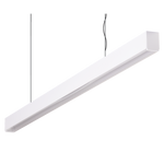 Domus Maxi 40 2.4m Long Pendant White Dimmable 3k High Diffuser
