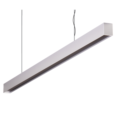 Domus Maxi 40 2.4m Long Pendant Aluminium Dimmable 4k Low Diffuser
