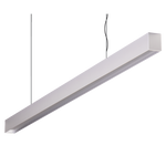 Domus Maxi 40 2.4m Long Pendant Aluminium Dimmable 4k Low Diffuser