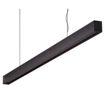Domus Maxi 40 2.4m Long Pendant Black Dimmable Low Diffuser