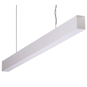 Domus Maxi 50 1.2m Long Pendant Aluminium Dimmable 3k