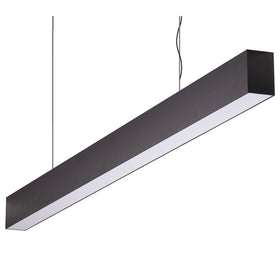 Domus Maxi 50 1.2m Long Pendant Black Dimmable 4k