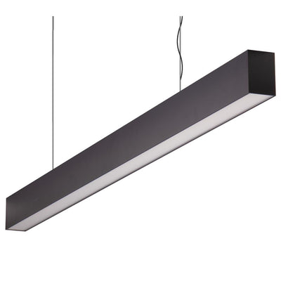 Domus Maxi 50 1.2m Long Pendant Black Dimmable 3K