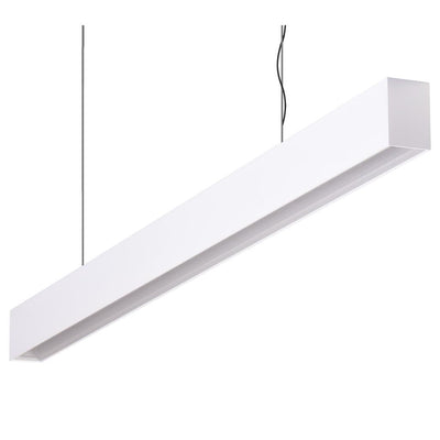 Domus Maxi 50 1.2m Long Pendant White Dimmable 3k