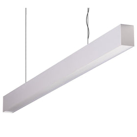 Domus Maxi 50 2.4m Long Pendant Aluminium Dimmable 4k