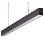 Domus Maxi 50 2.4m Long Pendant Black Dimmable 4k