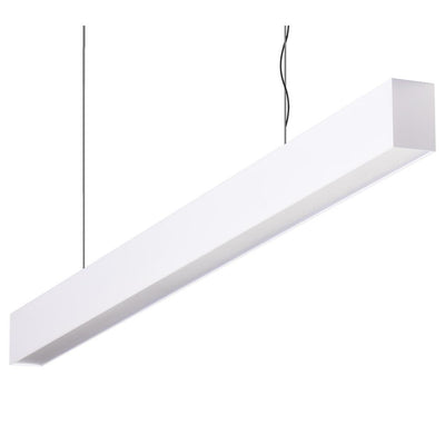 Domus Maxi 50 2.4m Long Pendant White Dimmable 3k