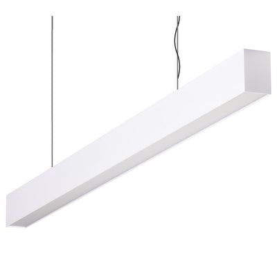 Domus Maxi 50 2.4m Long Pendant White Dimmable 3k