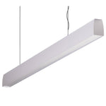 Domus Maxi Curve 1.2m Long Pendant Aluminium Dimmable 3k