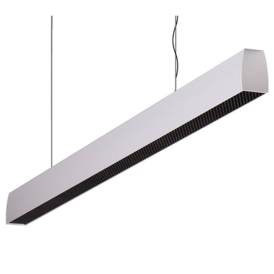 Domus Maxi Curve 1.7m Long Pendant Aluminium Dimmable 3k