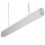 Domus Maxi Curve 2.4m Long Pendant Aluminium Dimmable 3k