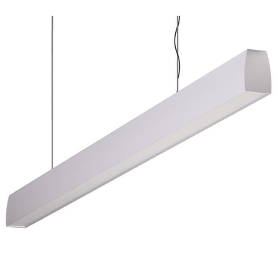 Domus Maxi Curve 2.4m Long Pendant Aluminium Dimmable 3k