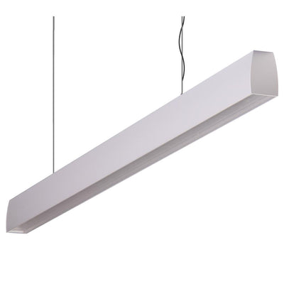 Domus Maxi Curve 2.4m Long Pendant Aluminium Dimmable 4k