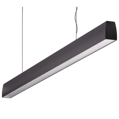 Domus Maxi Curve 2.4m Long Pendant Black Dimmable 4k