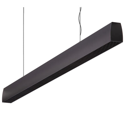 Domus Maxi Curve 2.4m Long Pendant Black Dimmable 3k