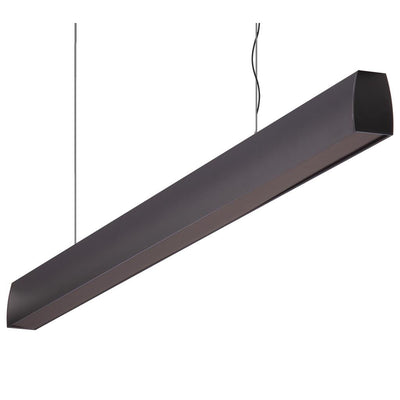 Domus Maxi Curve 2.4m Long Pendant Black Dimmable 3k