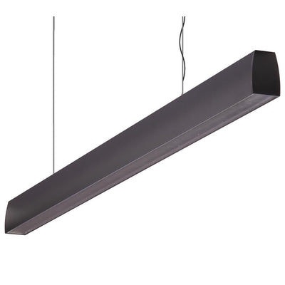 Domus Maxi Curve 2.4m Long Pendant Black Dimmable 3k
