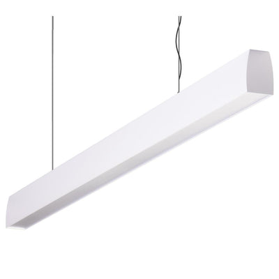 Domus Maxi Curve 2.4m Long Pendant White Dimmable 4K