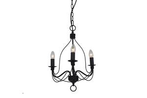 MDA Indoor Pendants Candice Candelabra Pendant Light with beautiful design by MDA Lights-For-You D02191/P3BLK PDT2815BKM7