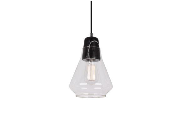 MDA Indoor Pendants Ellise Tulip Shaped Glass Pendant with beautiful design by MDA Lights-For-You ELLISE BLACK PDT3028BMM7