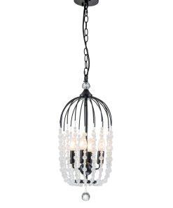 MDA Indoor Pendants Small / Black/Frosted Evelyn Collections with beautiful design by MDA Lights-For-You PDT1039BKM7