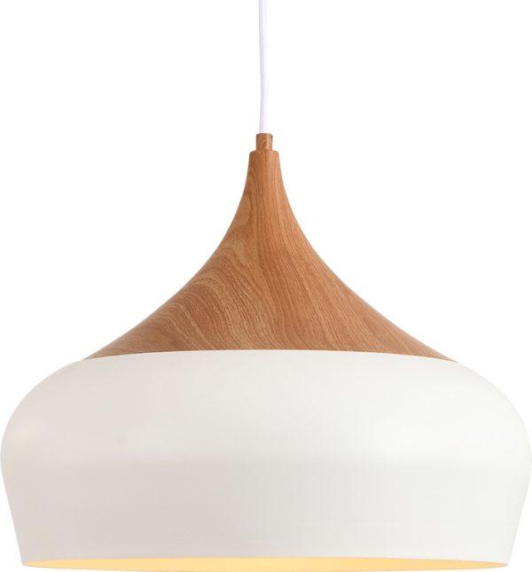 MDA Indoor Pendants Weston Tear Drop with beautiful design by MDA Lights-For-You WESTON P1 WT/OAK PDT1070WHM7