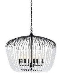 MDA Pendants Large / Black/Frosted Evelyn Collections with beautiful design by MDA PDT1041BKM7