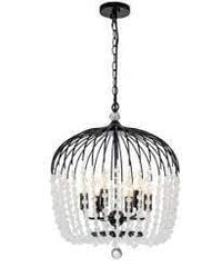 MDA Pendants Medium / Black/Frosted Evelyn Collections with beautiful design by MDA PDT1040BKM7