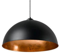 MDA Pendants 34 cm / Copper New Port Dome Pendant Black By MDA with beautiful design by MDA PDT2887BKM7-CP-CP