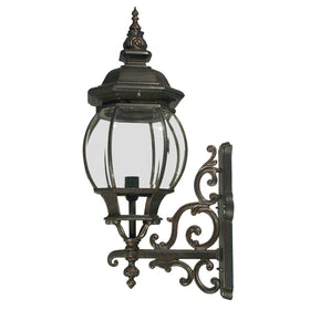 Flinders Medium IP44 Outdoor Wall Light Antique Bronze