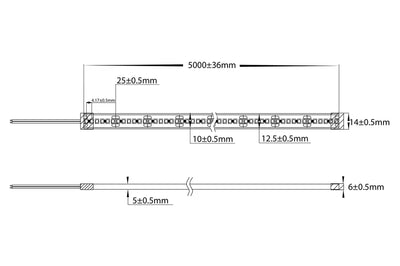 24w IP20 LED Strip 3000k