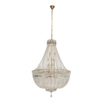 Classique Basket Chandelier 5Lt/6Lt/18Lt/27Lt in Chrome or Satin Brass