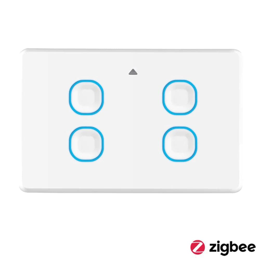 Mercator Lighting Accessories Smart Touch Switches (Zigbee)1/2/3/4 Lights-For-You SSW04G 9312699202209