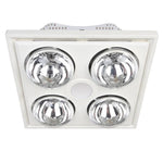 Mercator Lighting Bathroom Heaters Midas Quattro 3 in 1 Bathroom Heater Lights-For-You BS134ESWWH 9312699177996