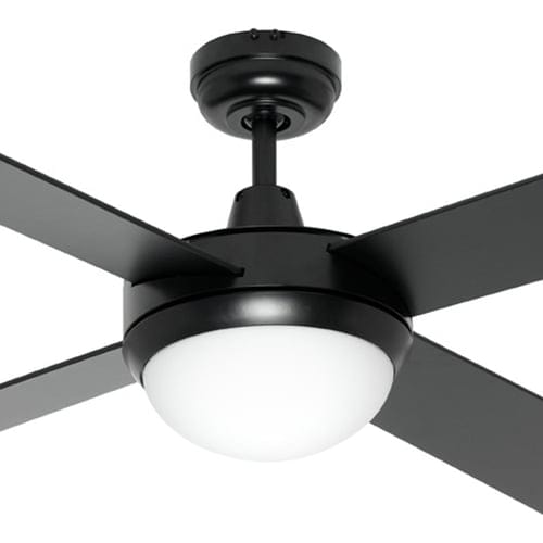 Mercator Lighting Ceiling Fans Black Caprice 52" 1300mm Ceiling Fan Lights-For-You 206510