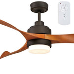 Mercator Lighting Ceiling Fans Eagle 56" DC Ceiling Fan 3 Blade LED Light And Remote Lights-For-You 213724