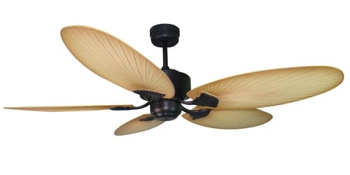 Mercator Lighting Ceiling Fans Kewarra 52" Moulded Palm Leaf 5 Bladed Ceiling Fan Lights-For-You FC190139RB