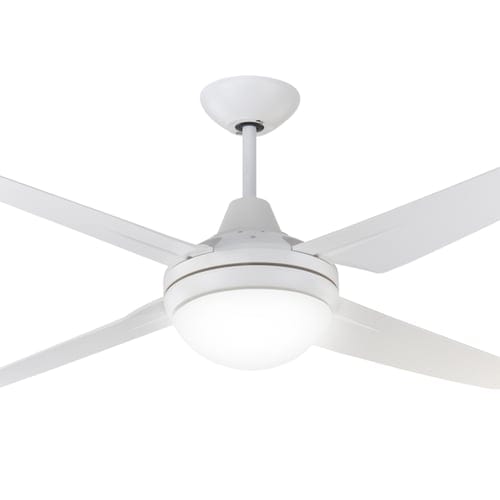 Mercator Lighting Ceiling Fans White Mercator Clare 54" Indoor/Outdoor ABS Ceiling Fan Lights-For-You 220437