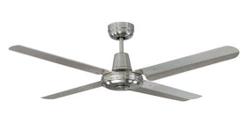 Mercator Lighting Ceiling Fans Swift  Stainless Steel 3 Blade Metal Ceiling Fan Lights-For-You 206087