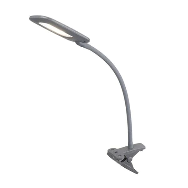 Mercator Lighting Clamp Lamp Grey Bryce 4.8w LED Clamp Lamp Lights-For-You A21341GRY