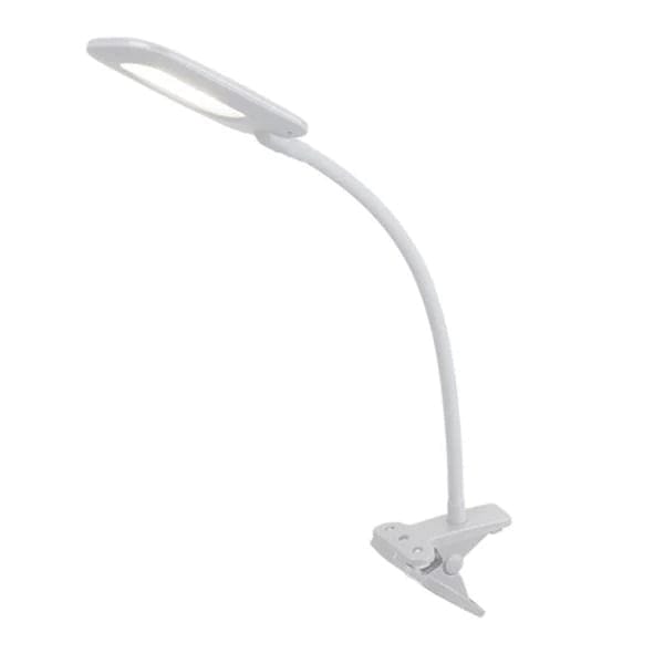 Mercator Lighting Clamp Lamp White Bryce 4.8w LED Clamp Lamp Lights-For-You A21341WHT