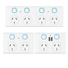 Mercator Lighting Electrical Switches Power Point Switch (Wi-fi)Double/Quad Lights-For-You