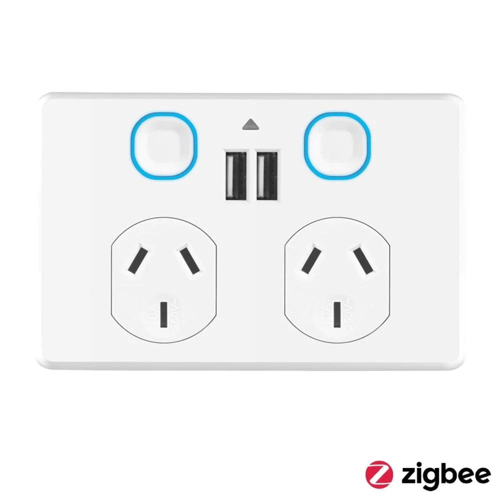 Mercator Lighting Electrical Switches Power Point Switch (Zigbee) double/Quad Lights-For-You