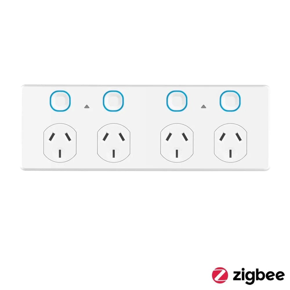 Mercator Lighting Electrical Switches Power Point Switch(Zigbee) Double/Quad Lights-For-You SPP04G 9312699202162