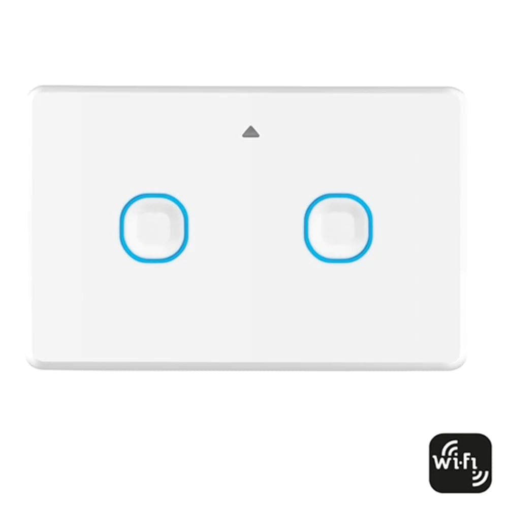 Mercator Lighting Electrical Switches Touch Switches (Wi-fi) 1/2/3/4 gang in White Lights-For-You SSW01G-WIFI 9312699204333